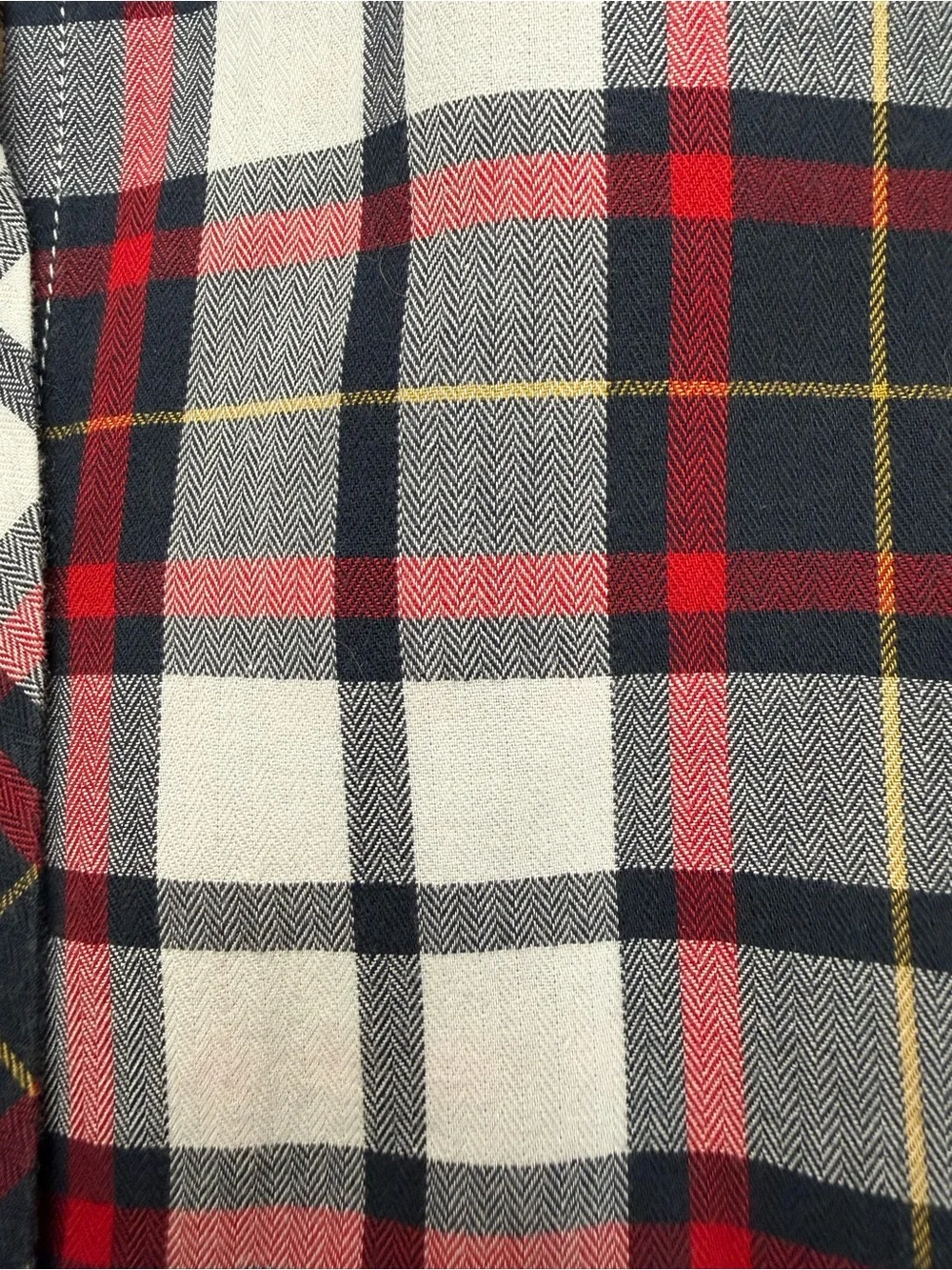 Banana Republic The Soft Shirt Plaid button up flannel shirt large NWOT  (#445)